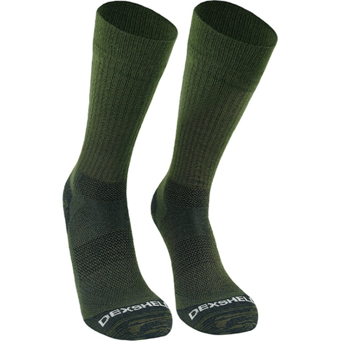 Водонепроницаемые носки DEXSHELL TERRAIN WALKING 2.0 SOCKS оливковый/зелёный S (34-37) DS62406OLVS